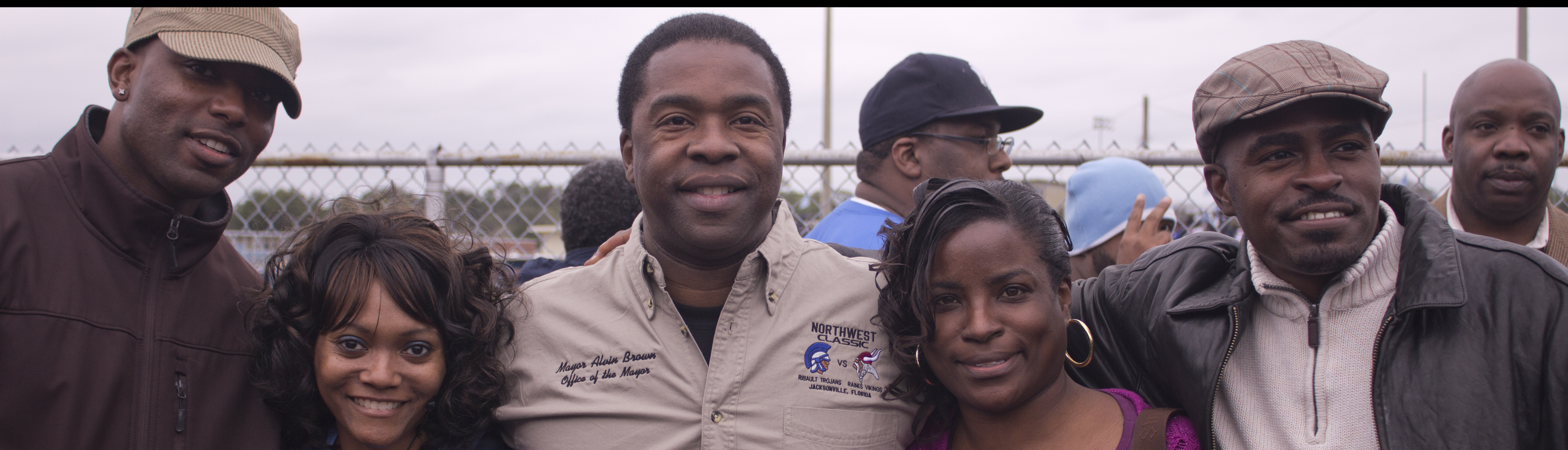 Classmates with Mayor Alvin Brown